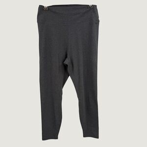 Onia Gray Lounge Leggings Size XL Cotton Blend Stretch‎ Pull On Pants